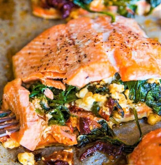 Stuffed Baked Salmon