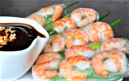 Vietnamese Fresh Shrimp Spring Rolls