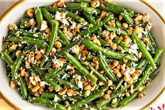 Green Beans with Toasted Coconut