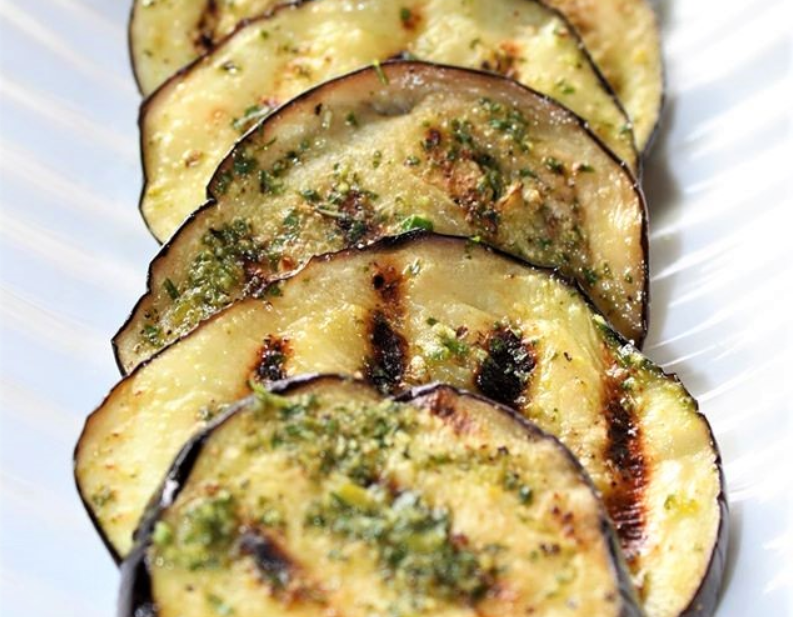 Neapolitan Herb Balsamic Grilled Eggplant