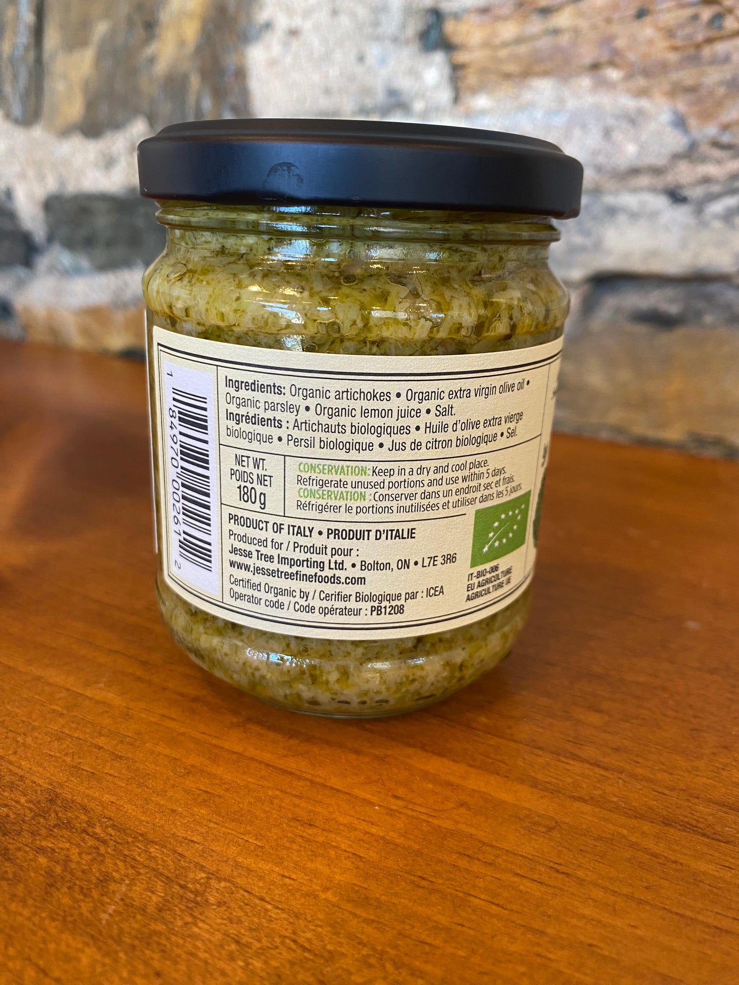 Organic Artichoke Pesto 212ml