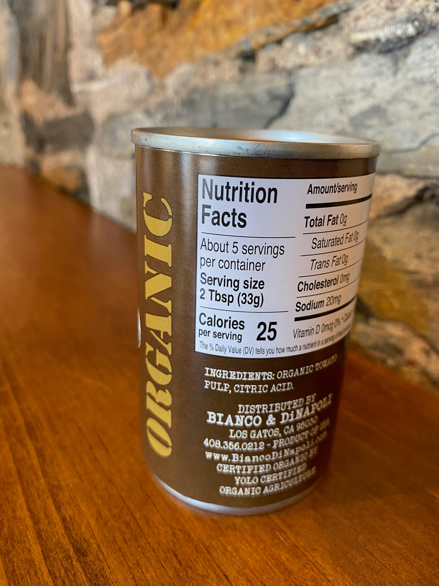 Bianco DiNapoli Tomato Paste ORGANIC