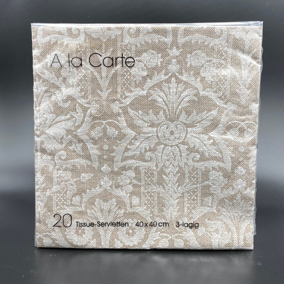 Serviettes en papier de qualité supérieure (Dîner 16"x16")