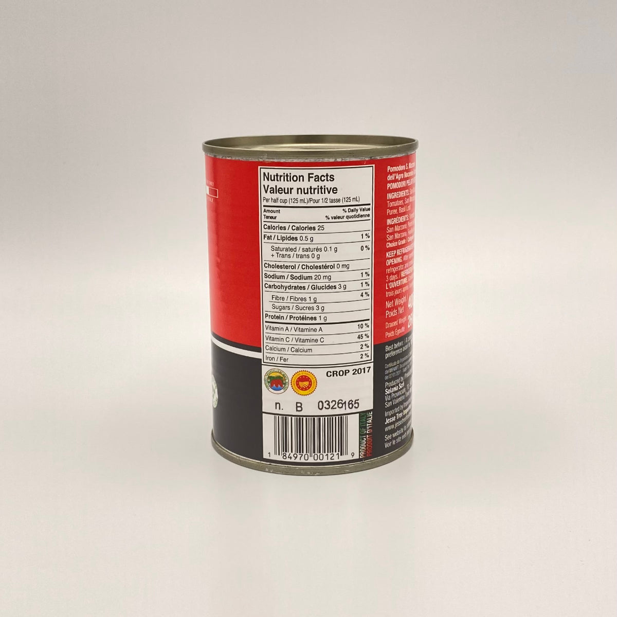 San Marzano Tomato of Agro Sarnese-Nocerino - Mamma Nuccia (398ml)