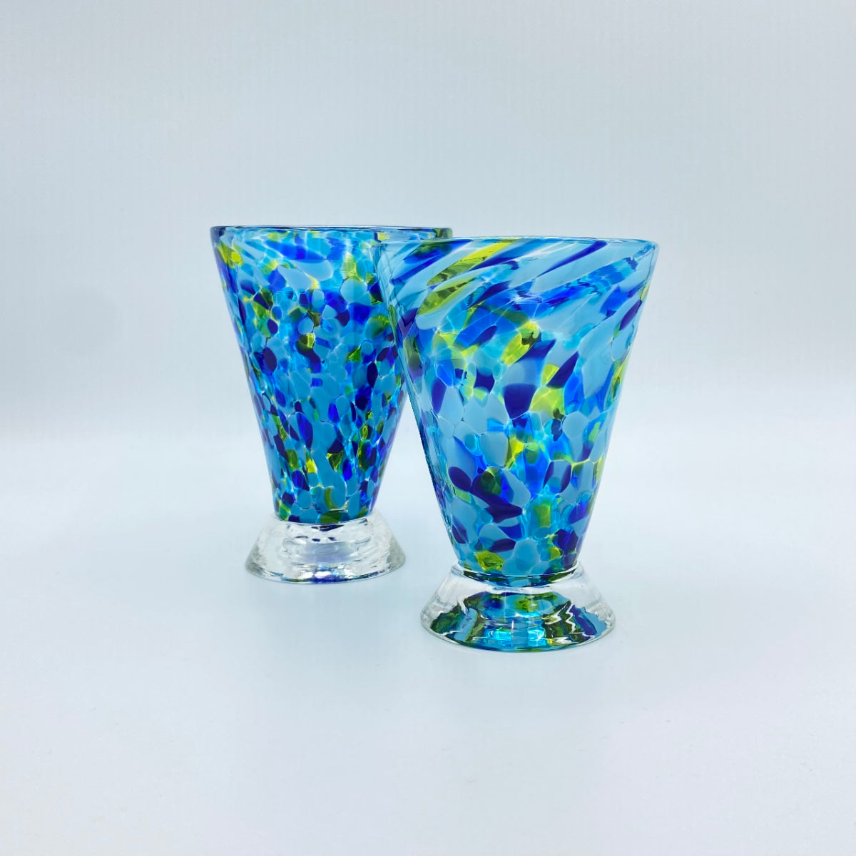 Verre soufflé à la main - Coupe Speckle