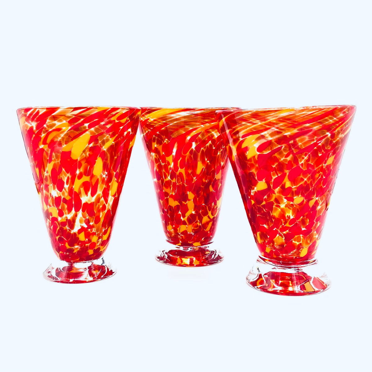 Verre soufflé à la main - Coupe Speckle