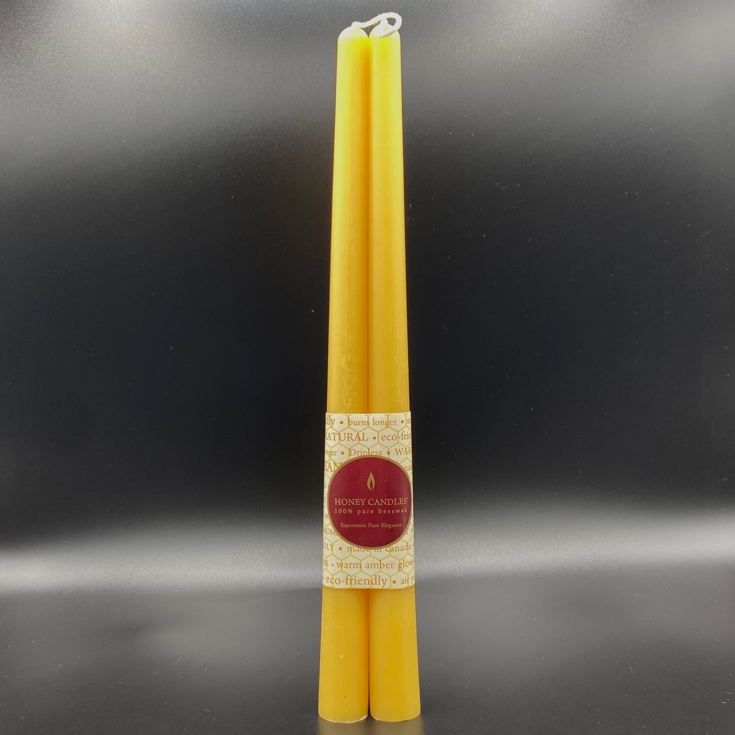 12" Tapers Pair Beeswax Candle