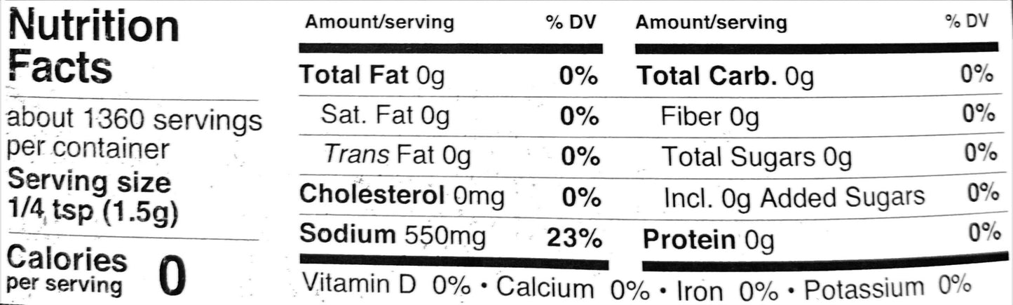 Sriracha Sea Salt 45g