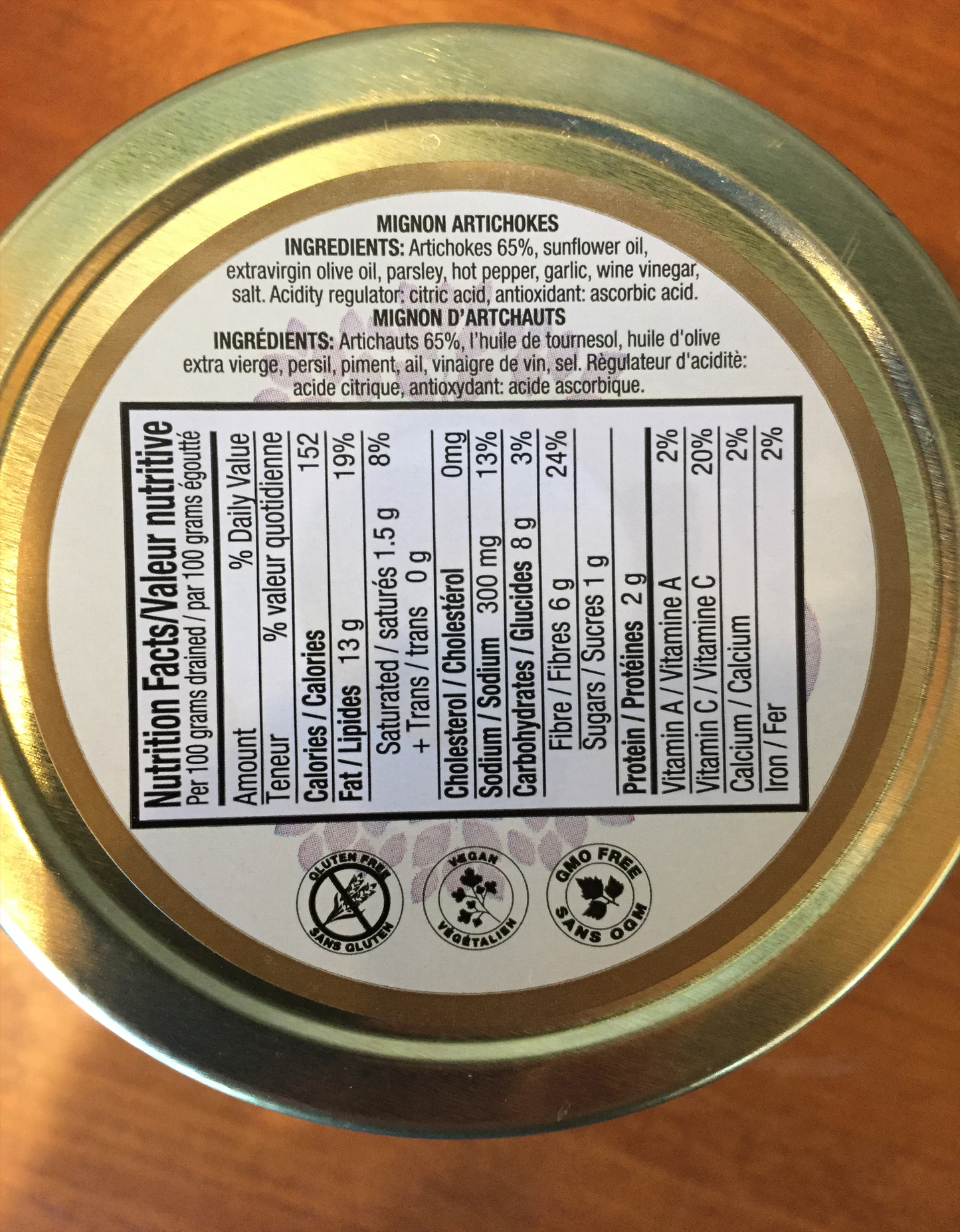 Mignon Artichokes 410ml