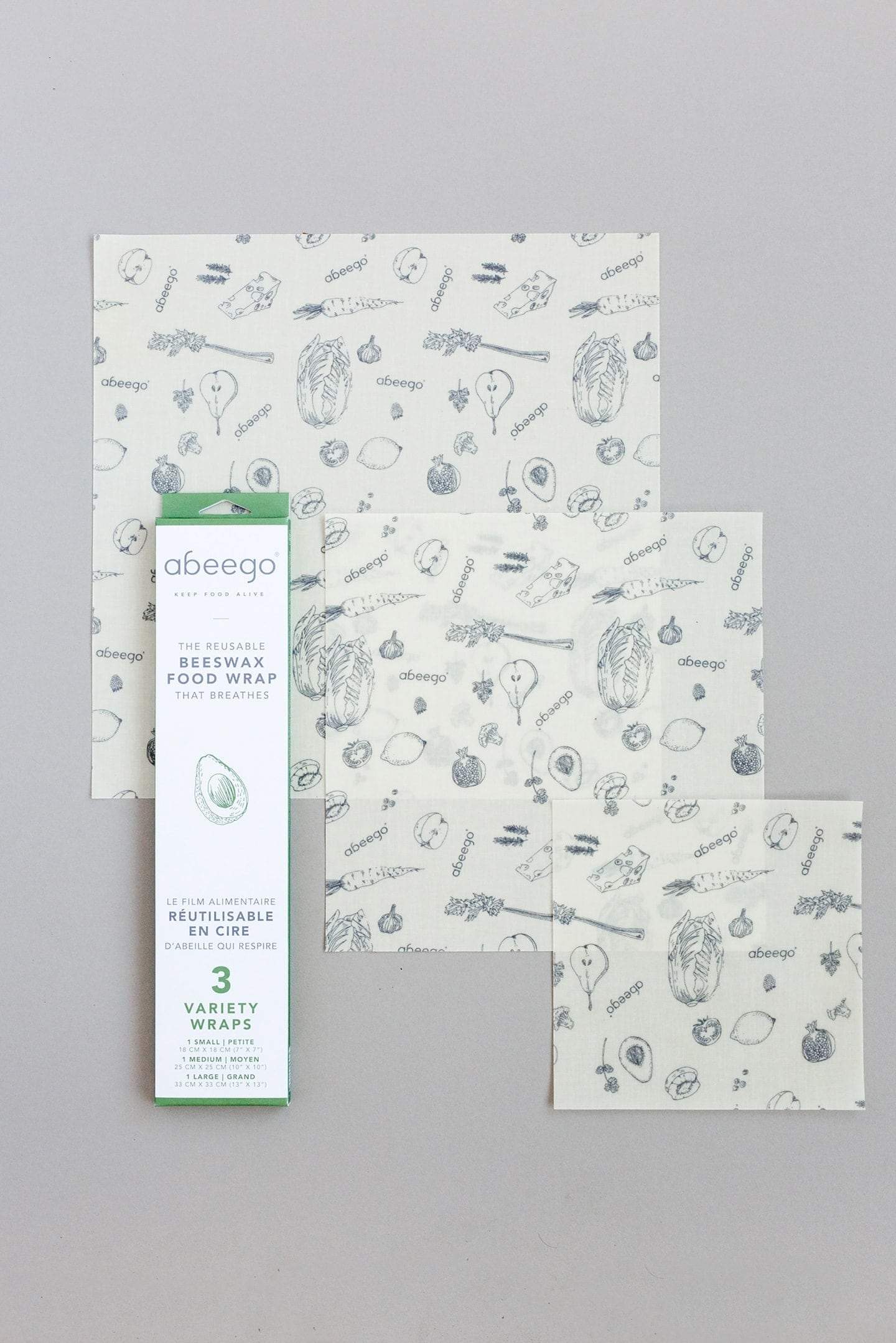 Abeego Reusable Beeswax Food Wrap