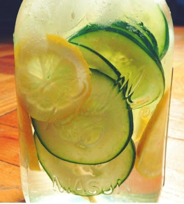 Lemon-Cucumber-Grapefruit White Balsamic Shrub