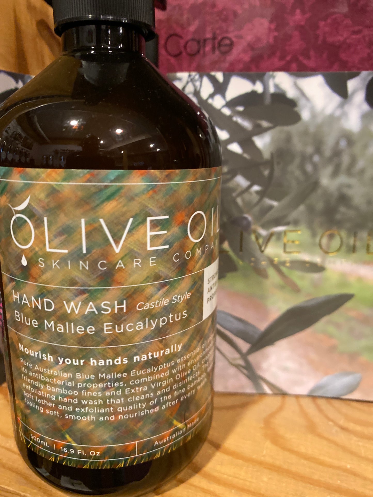 Olive Oil Skincare Eucalyptus Hand Wash