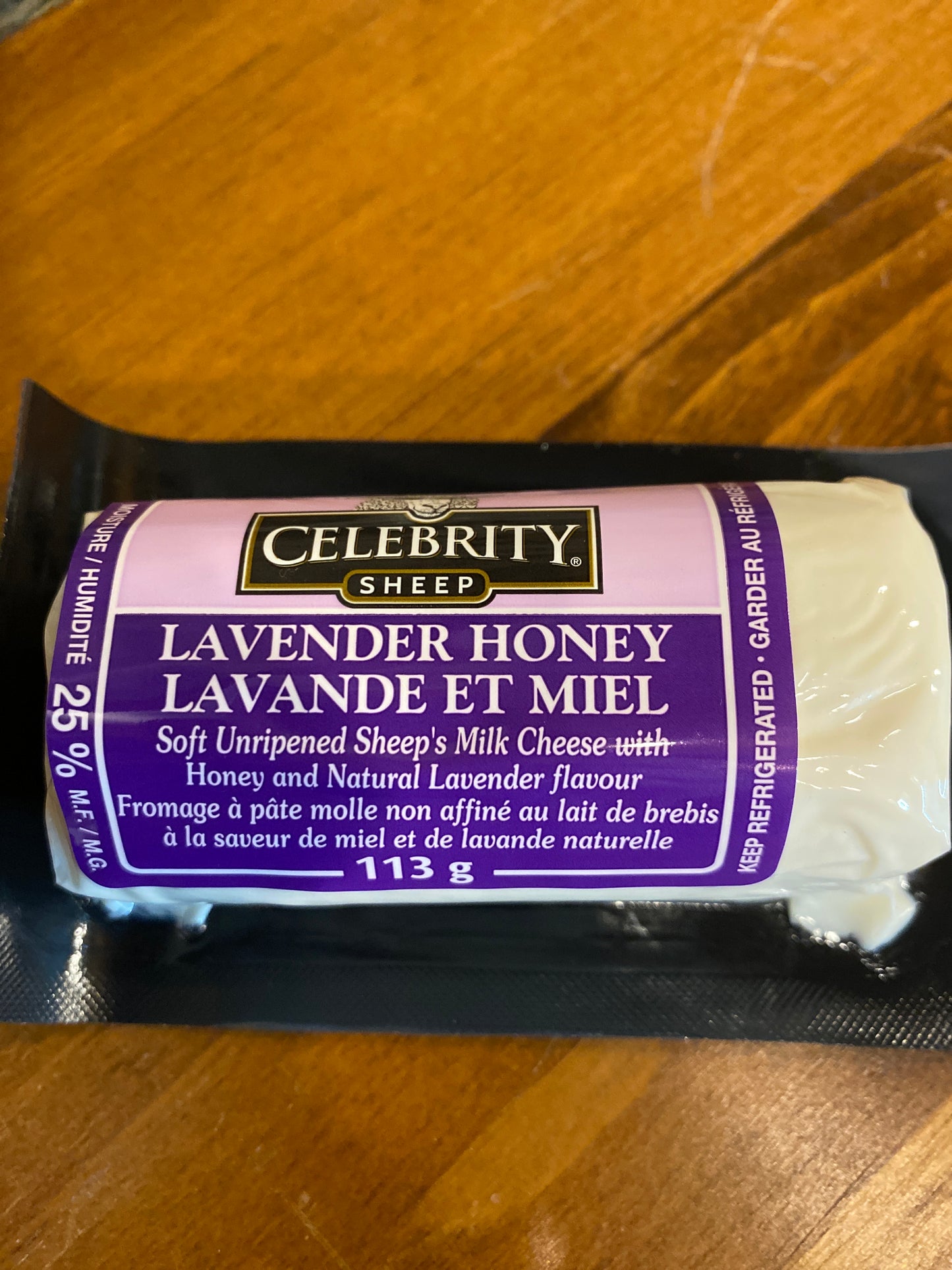 Celebrity Sheep Cheese - Lavender Honey 113g