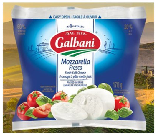 Galbani Fresh Mozzarella 18% in brine 170g