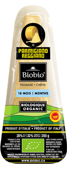 Bio Bio Parmigiano reggiano 18 months