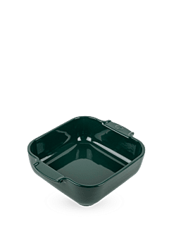 Peugeot Ceramic Square Baking Dish-Forest Green 21cm(8 1/4")