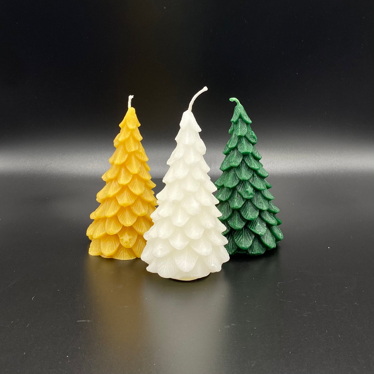 Yule Tree Beeswax Candle