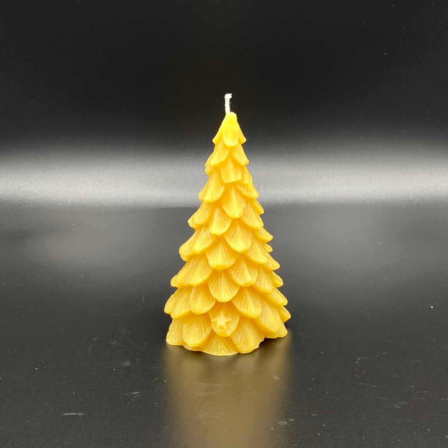 Yule Tree Beeswax Candle