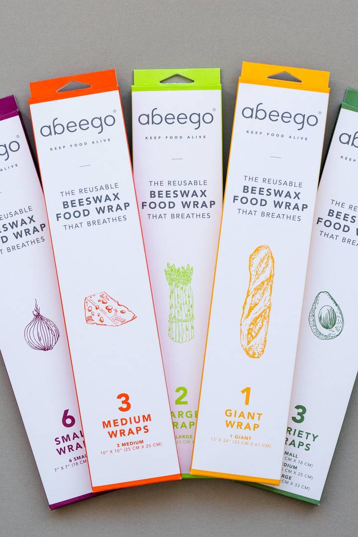 Abeego Reusable Beeswax Food Wrap