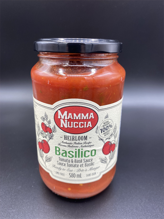 Sauce Tomate Basilic - Mamma Nuccia Basilico (580ml)